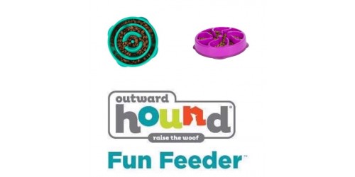 Outward Hound Fun Feeder Bol d'Alimentation lent et amusant pour Chien